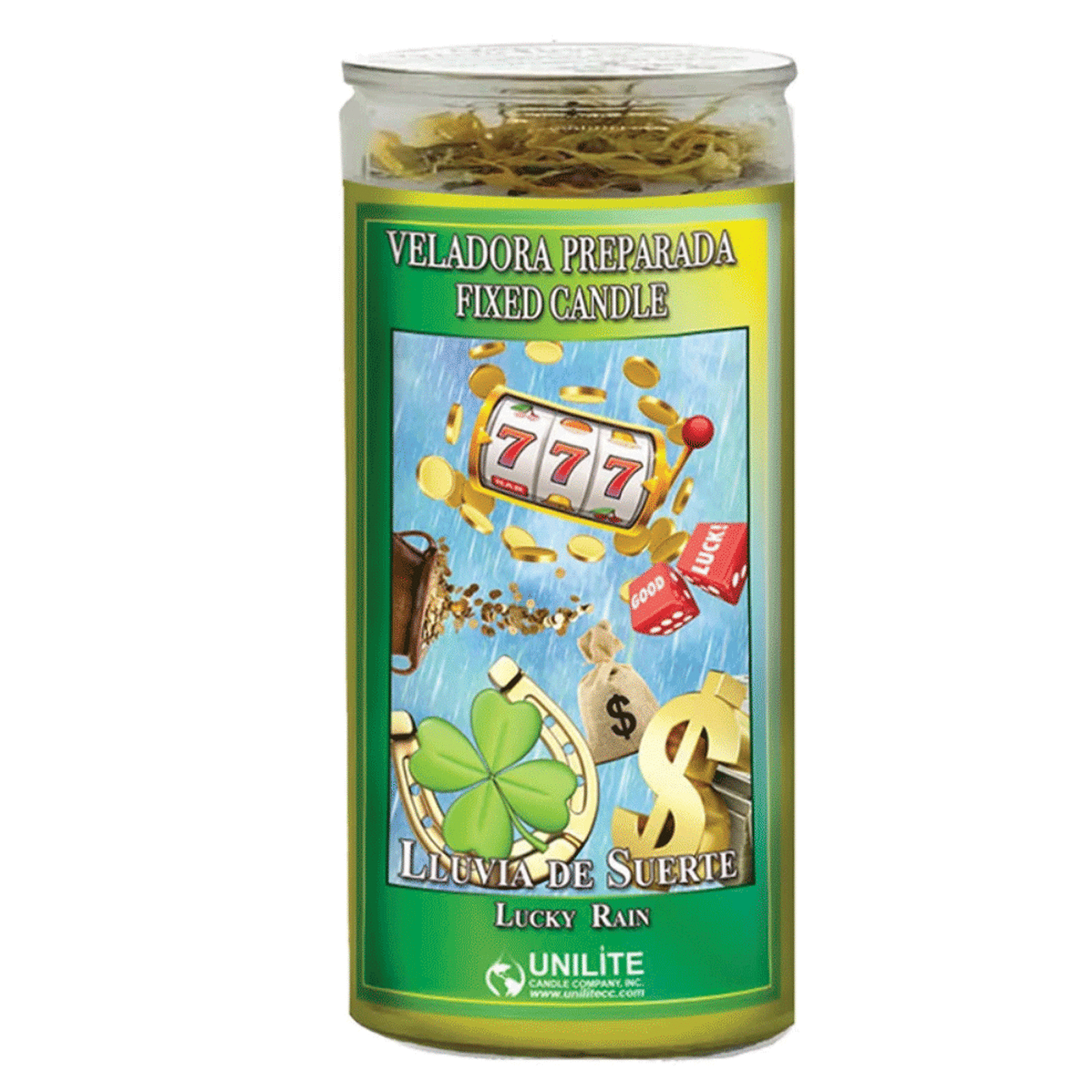 Rain Good Luck/Lluvia de Suerte 14 Day Prepared Candle Check My Vibes