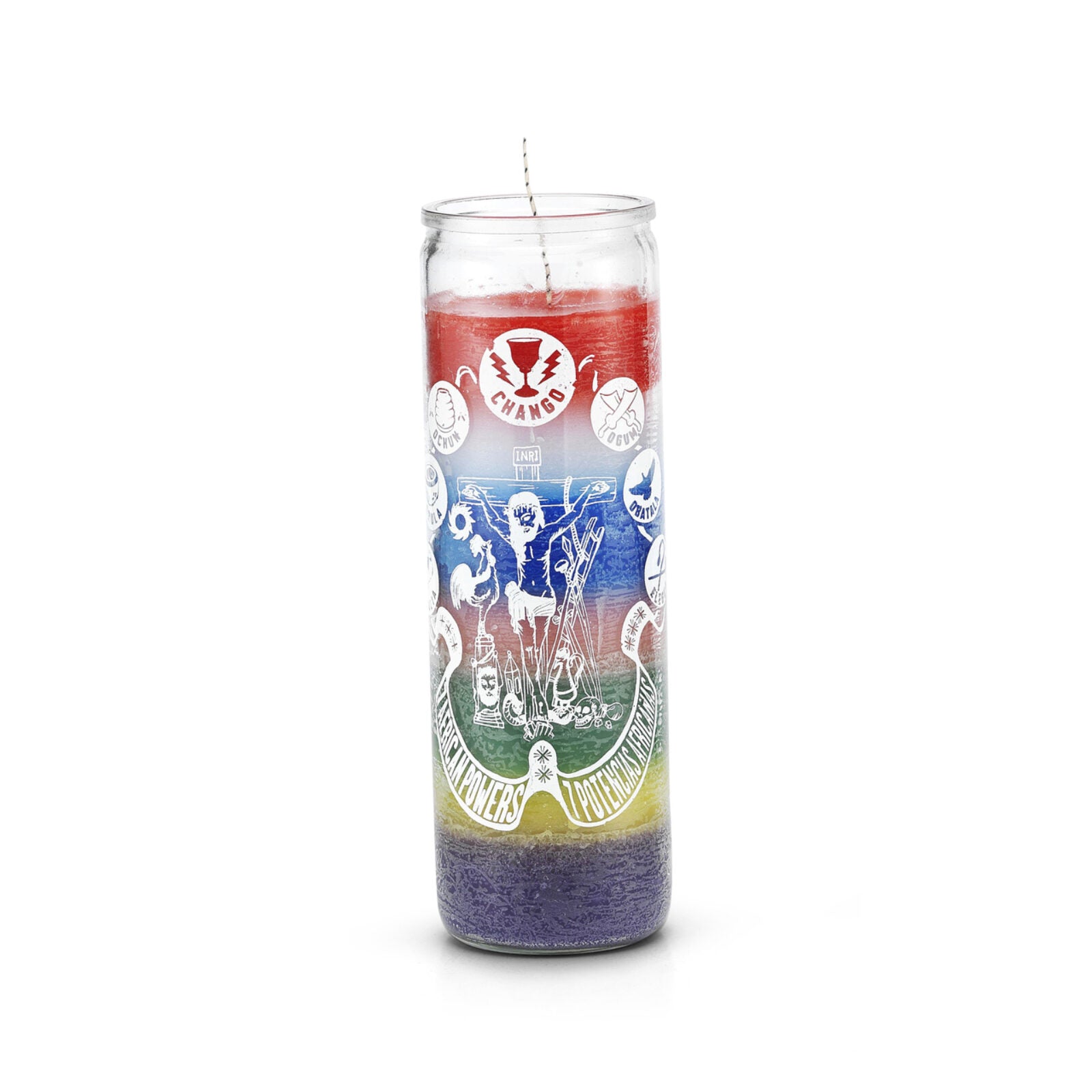 7 African Powers (Siete Potencias Africanas) Candle, 7 Color, 7 Day Check My Vibes