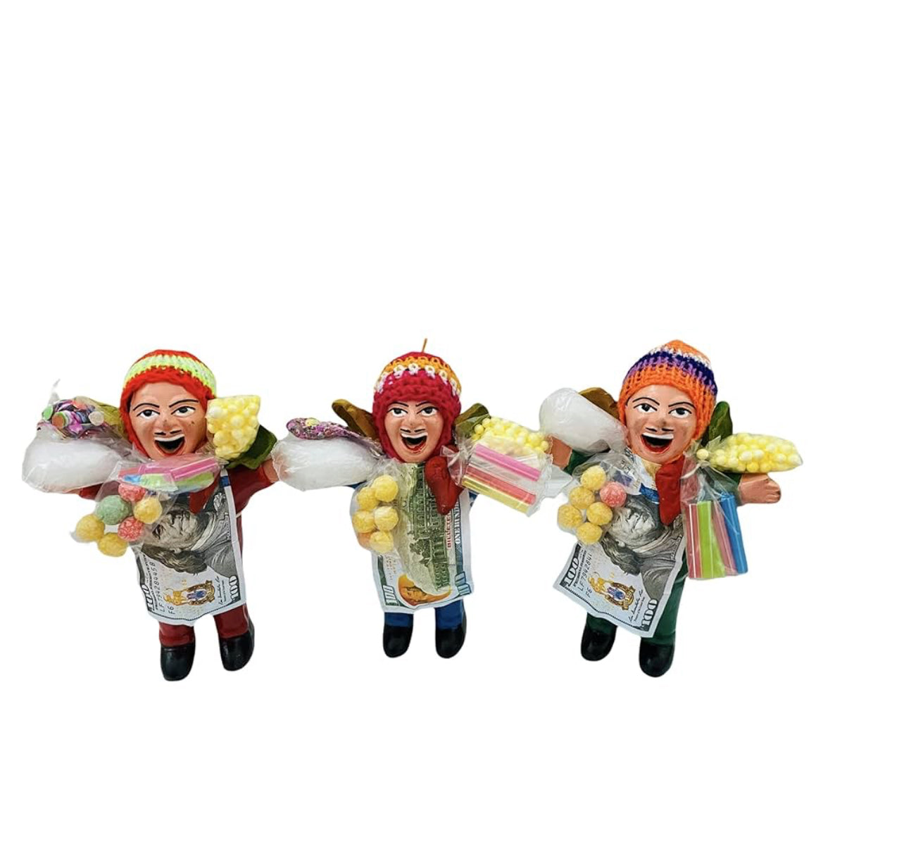 Ekeko 7" - Handmade God of Abundance Doll for Prosperity and Good Luck