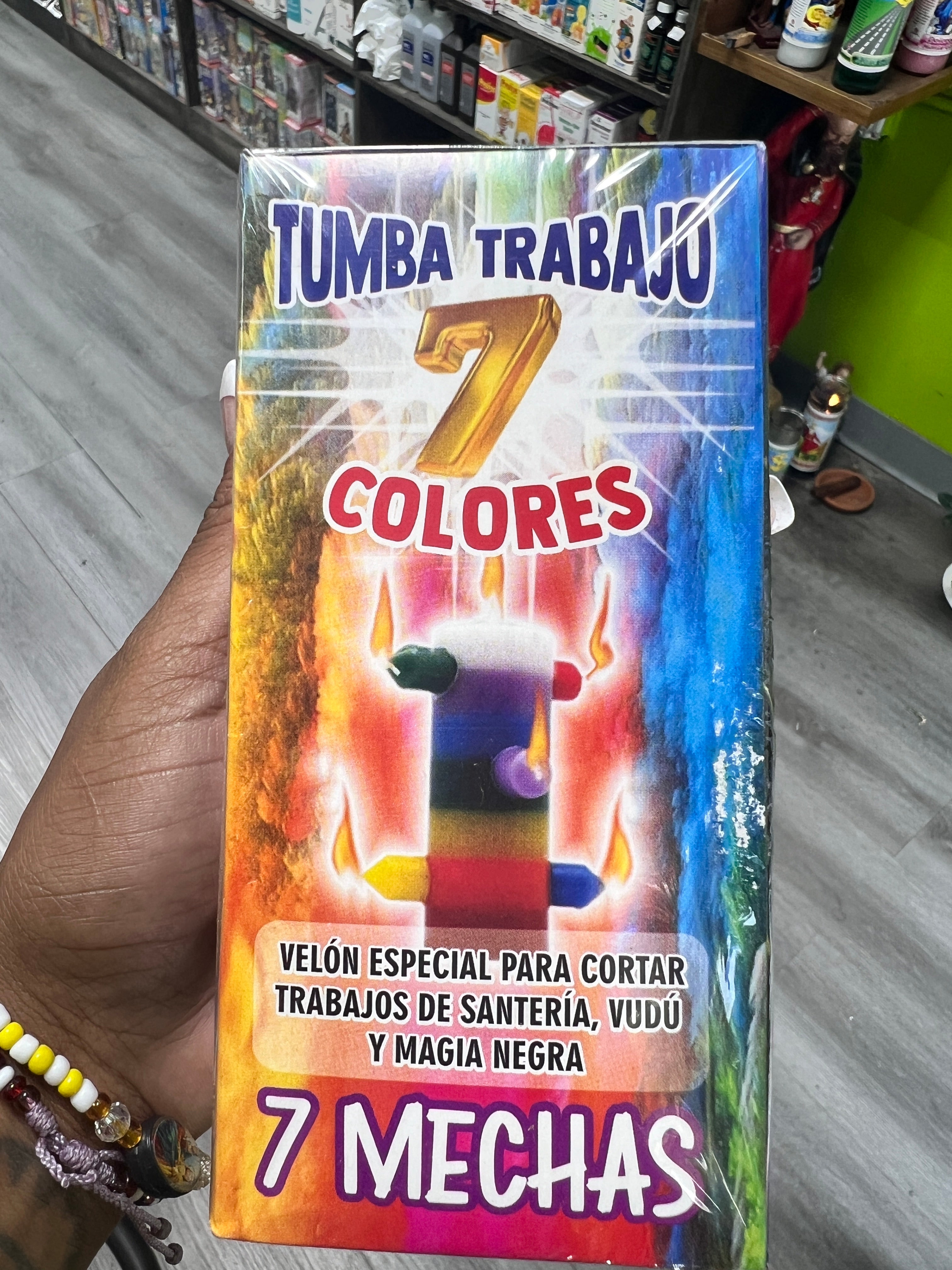 Spell breaker 7 colors candle