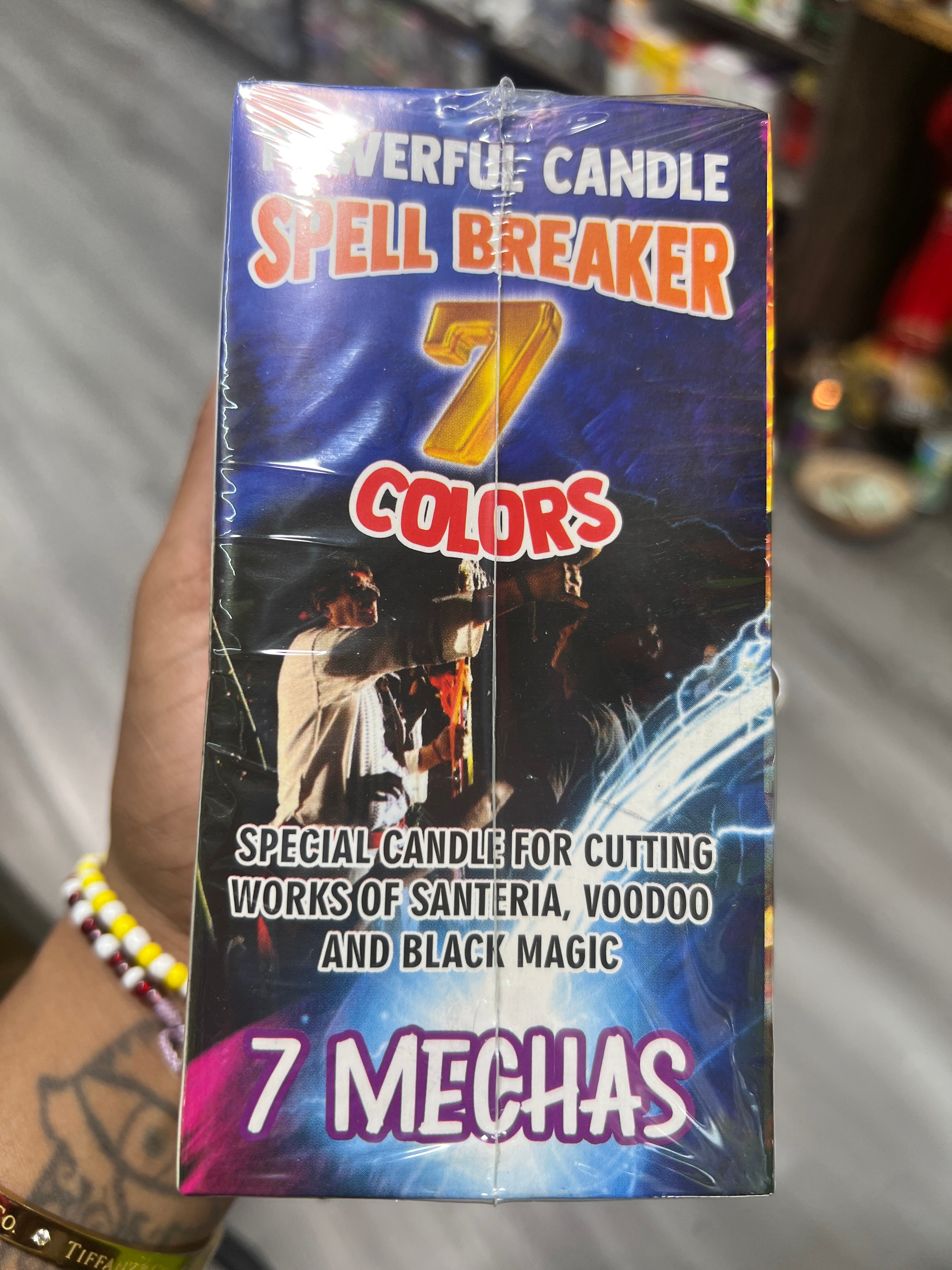 Spell breaker 7 colors candle