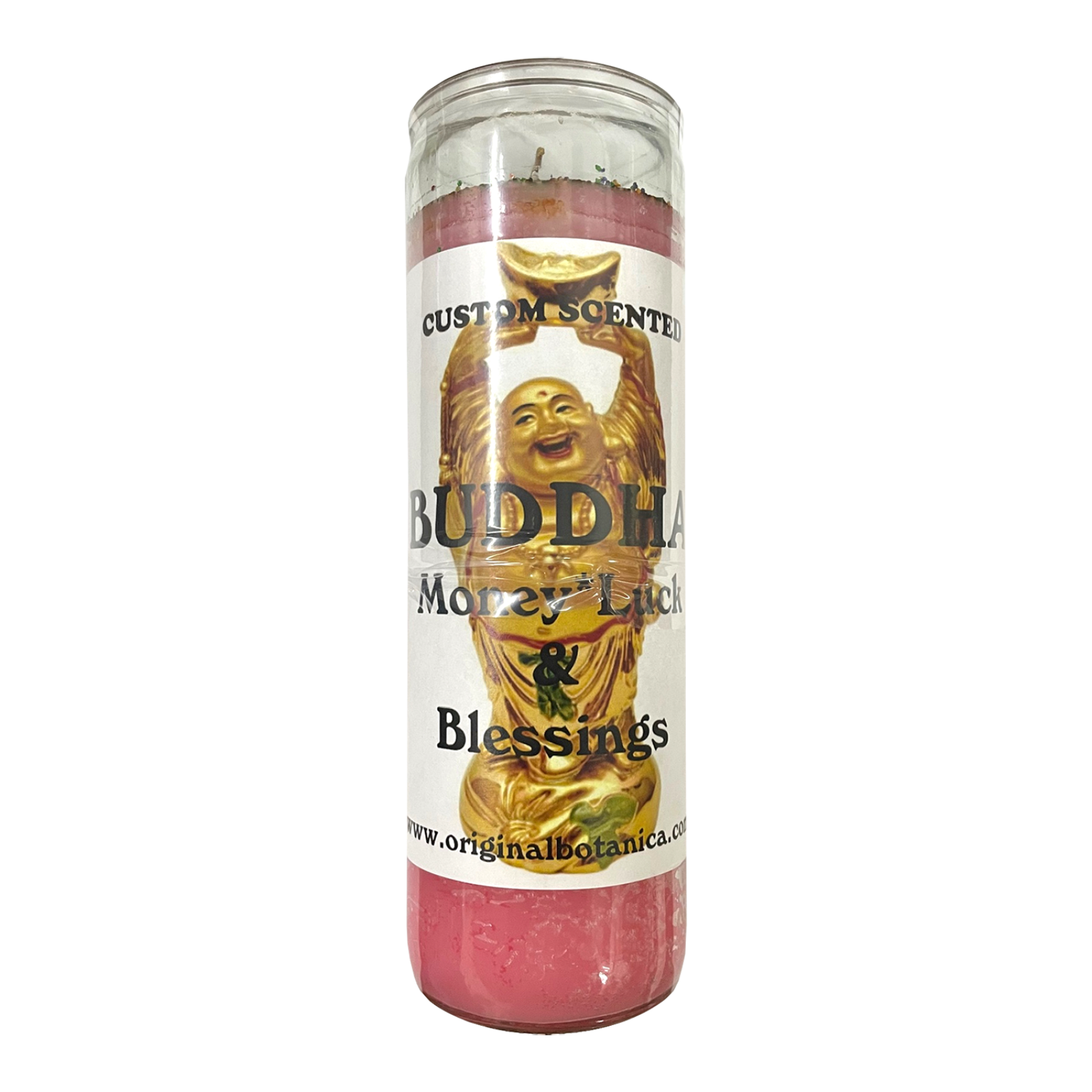 Buddha Money, Luck, & Blessings Custom Scented Candle Check My Vibes