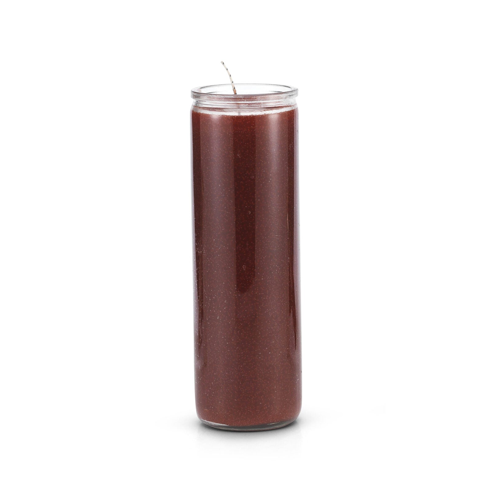 7 Day Plain Candle Brown Check My Vibes