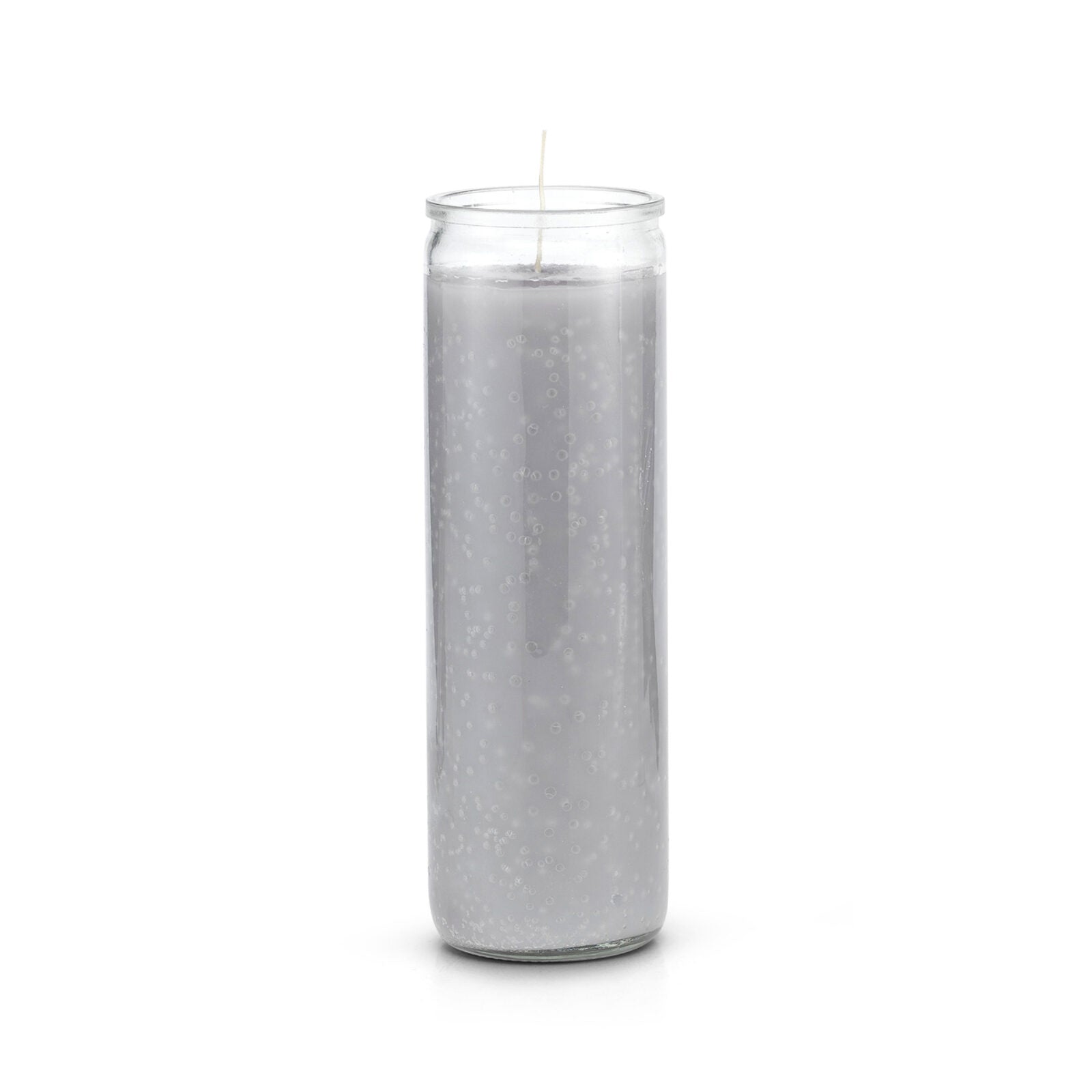 7 Day Plain Candle Gray Check My Vibes