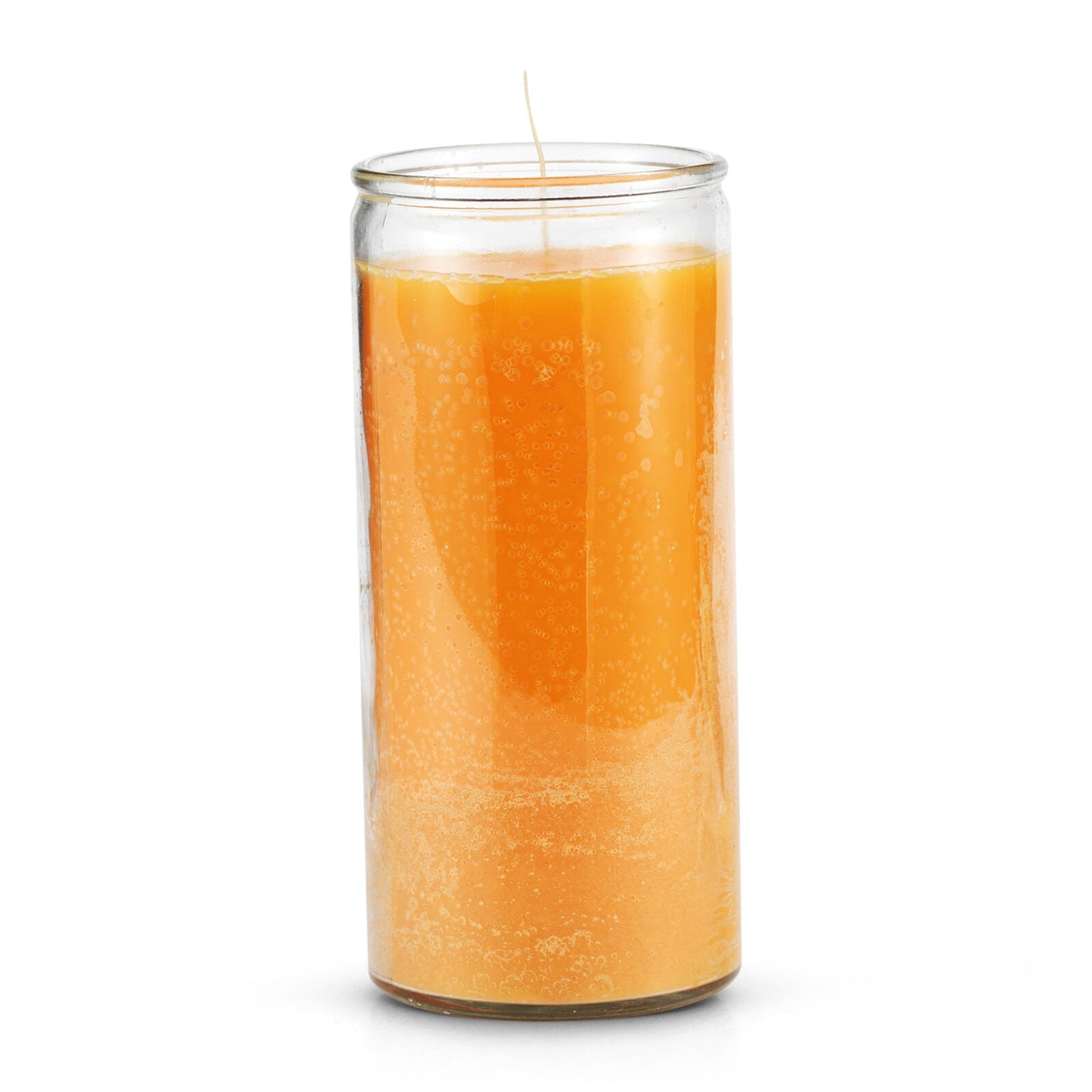 14 Day Plain Orange Candle Check My Vibes