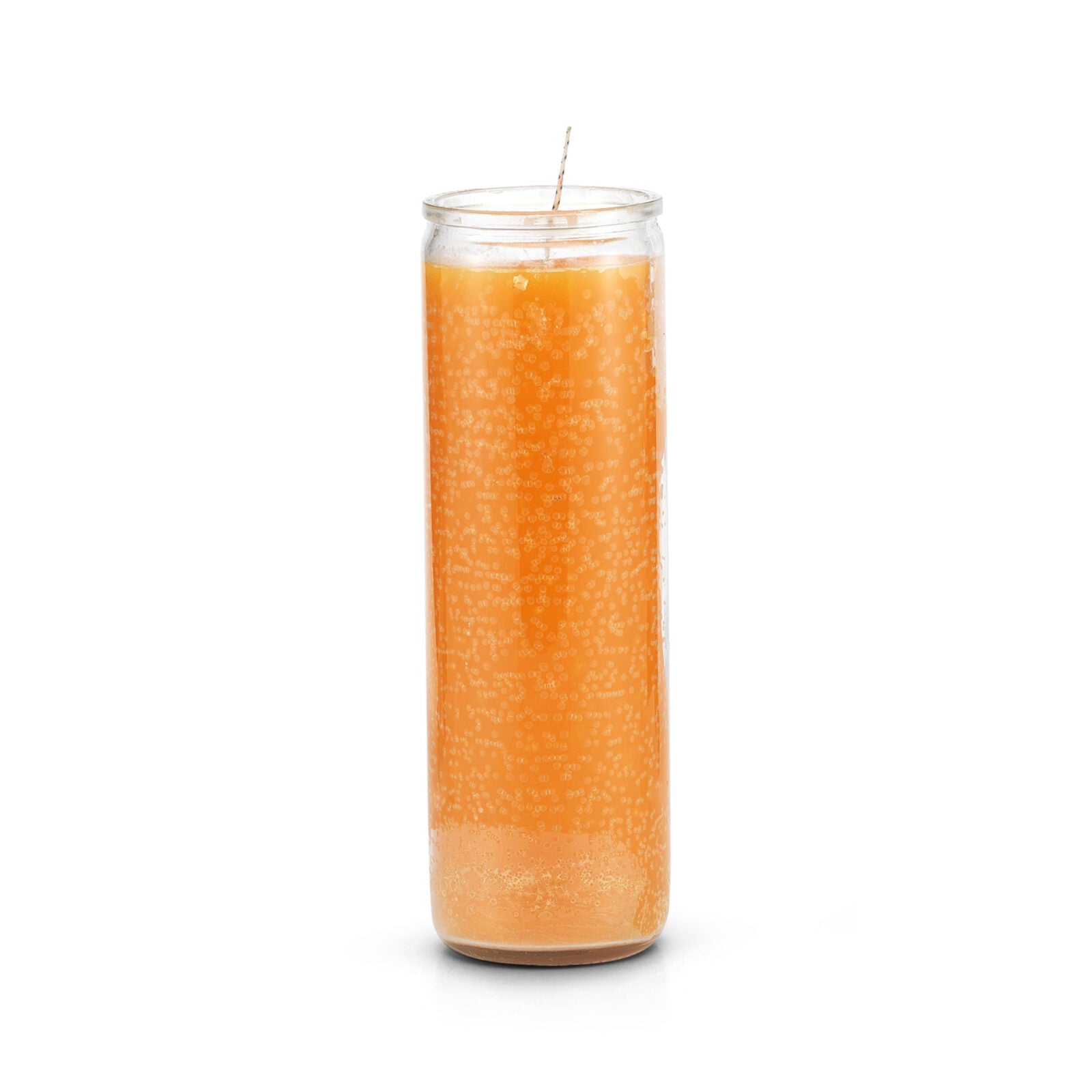 7 Day Plain Candle Orange Check My Vibes