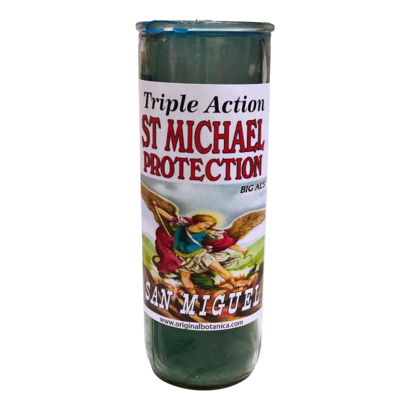 Saint Michael (San Miguel) Custom Big Al Candle Check My Vibes