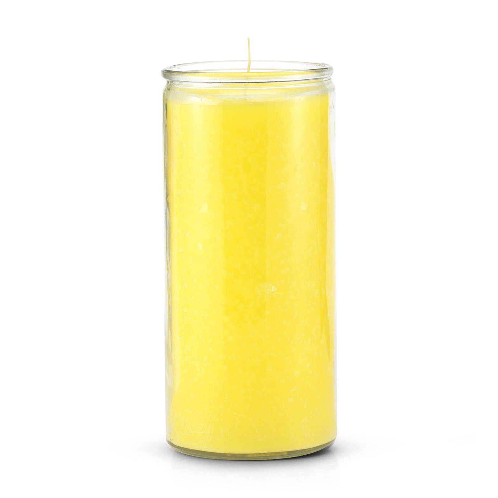 14 Day Plain Yellow Candle Check My Vibes