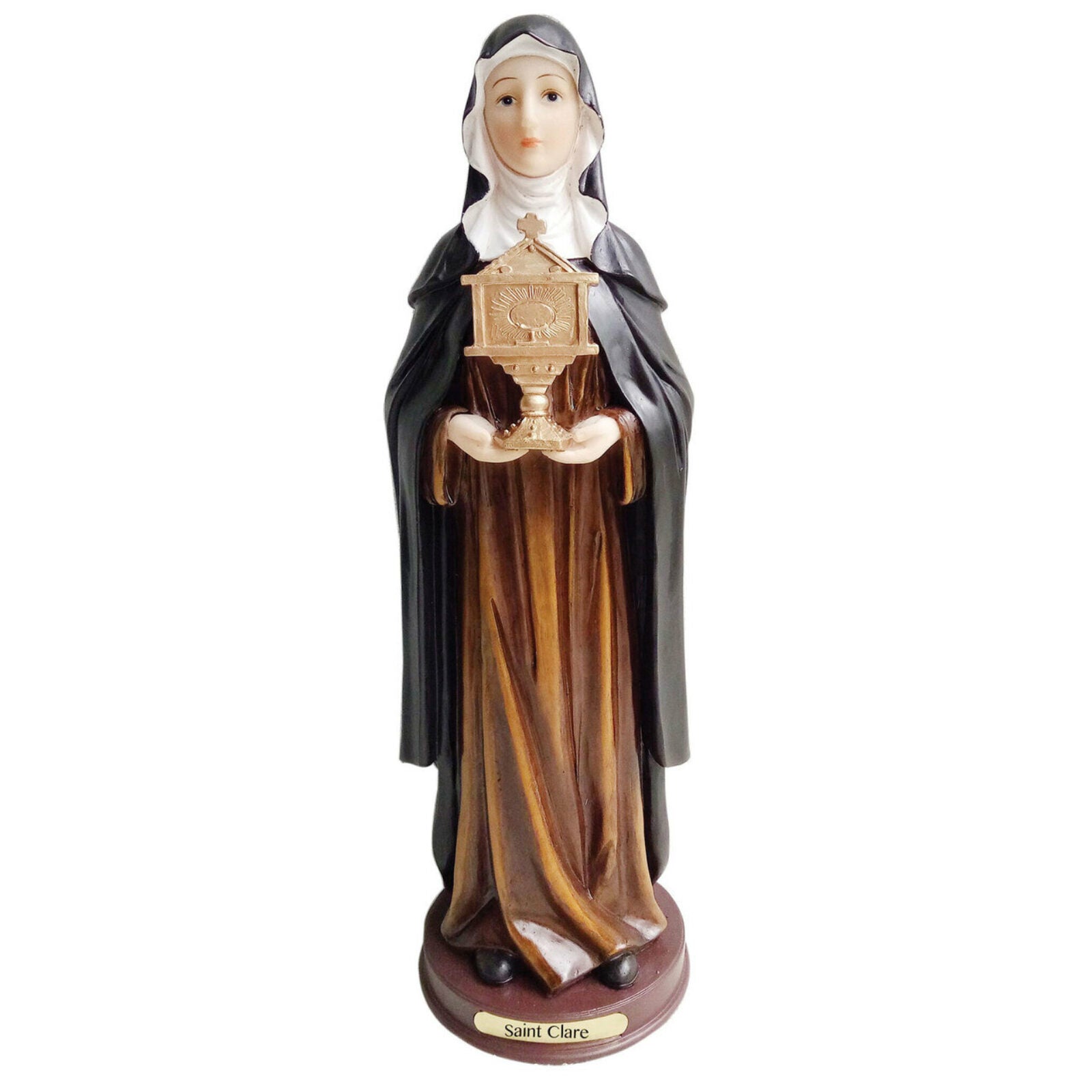 Saint Clare (Santa Clara) Statue 6"