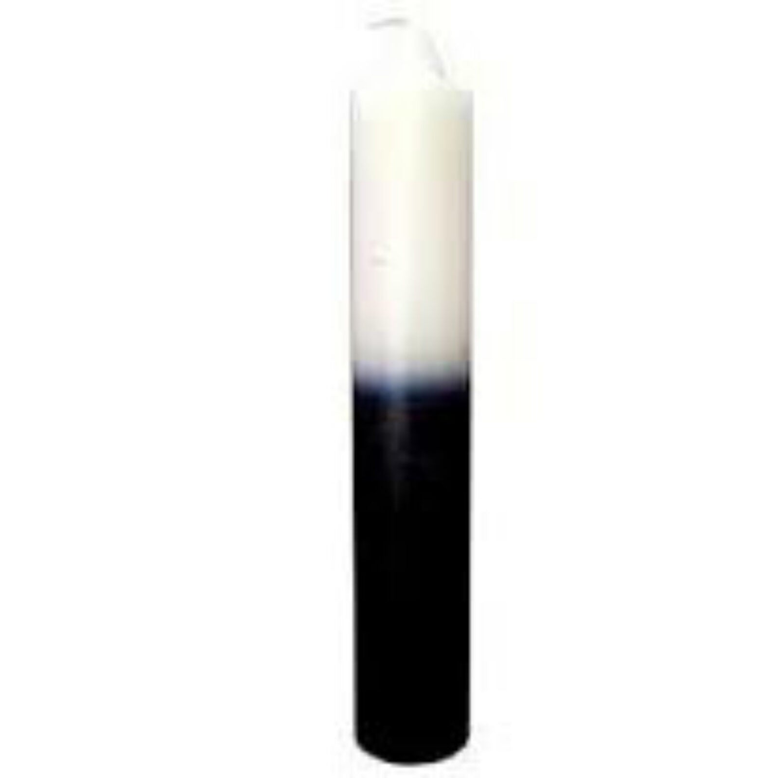 Double Action Jumbo Candle White/Black Check My Vibes