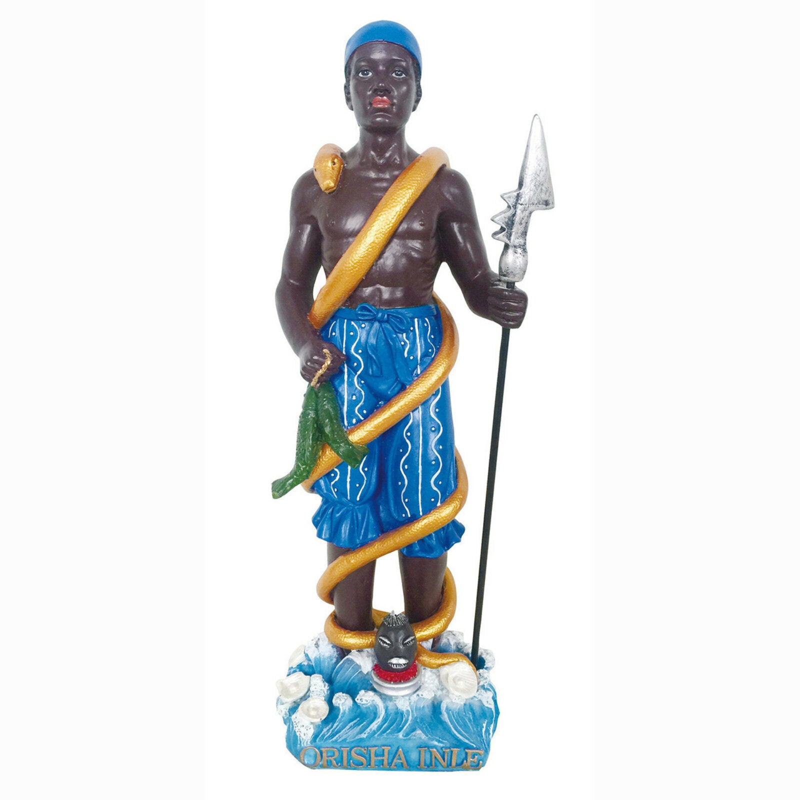 Orisha Inle Statue 12"