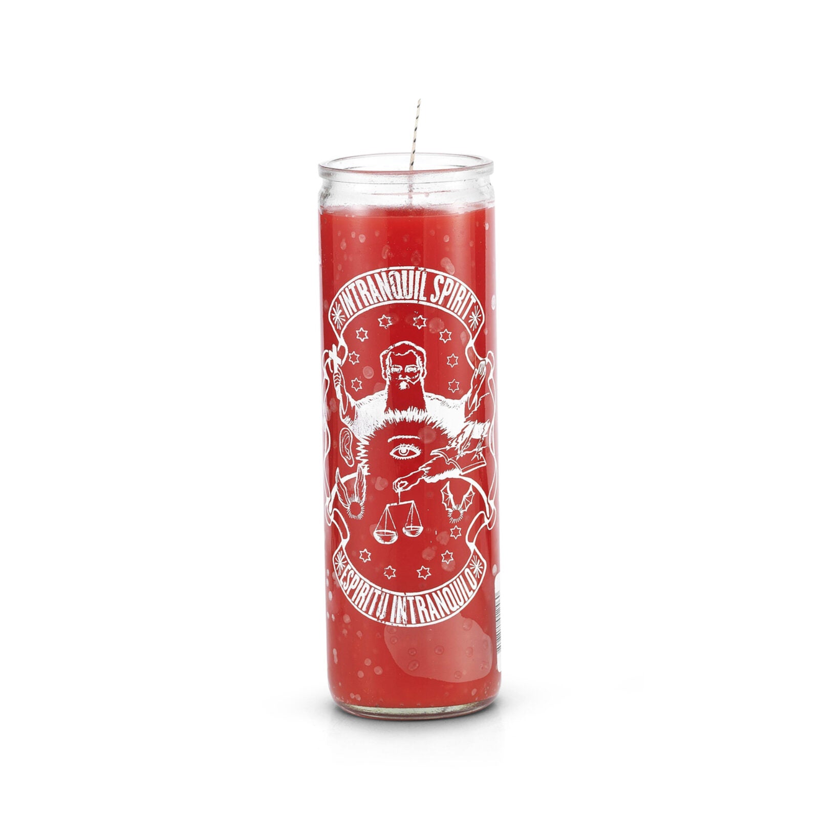 Intranquil Spirit (Espiritu Intranquilo) 7 Day 1 Color Prayer Candle Check My Vibes