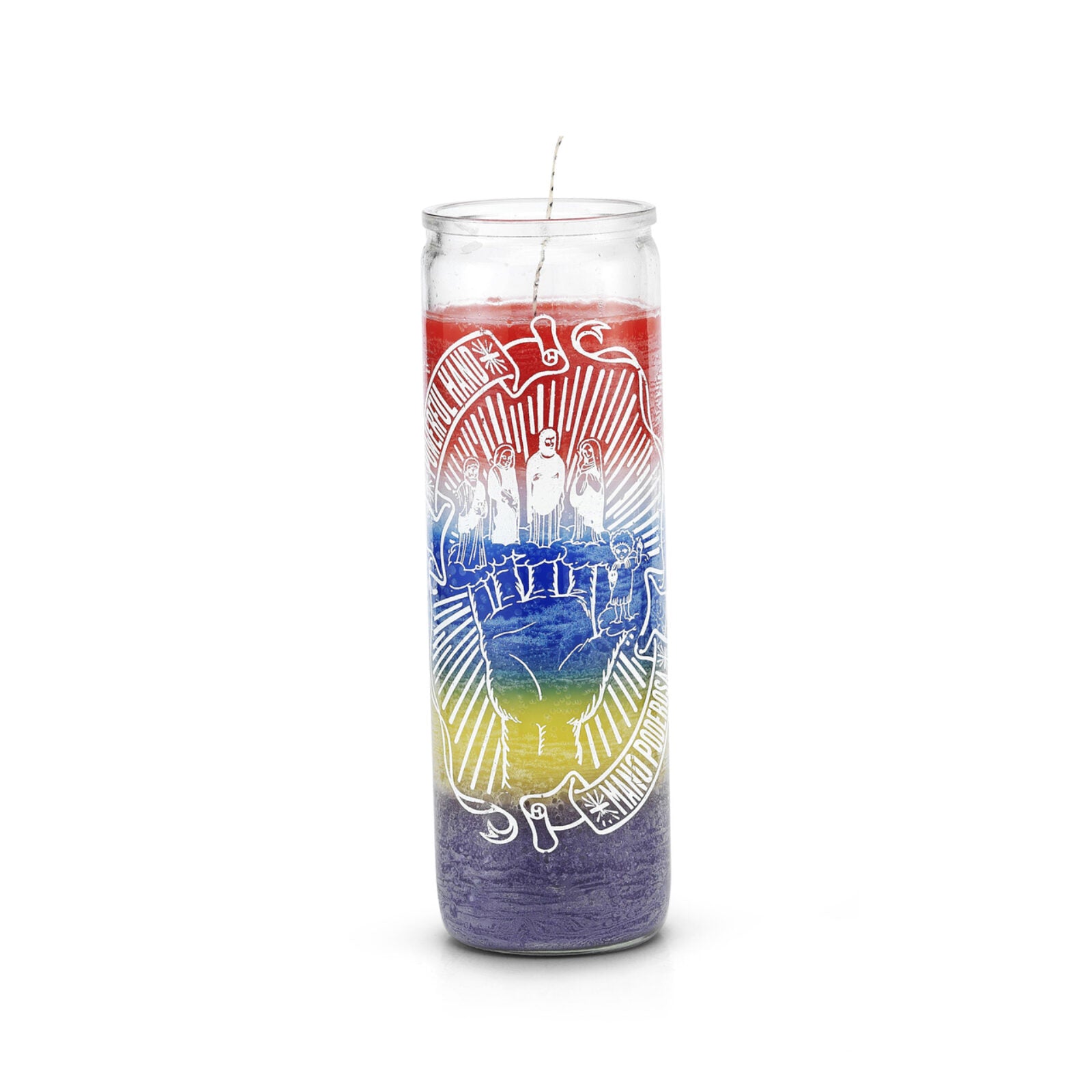 Most Powerful Hand 7 Color 7 Day Prayer Candle Check My Vibes