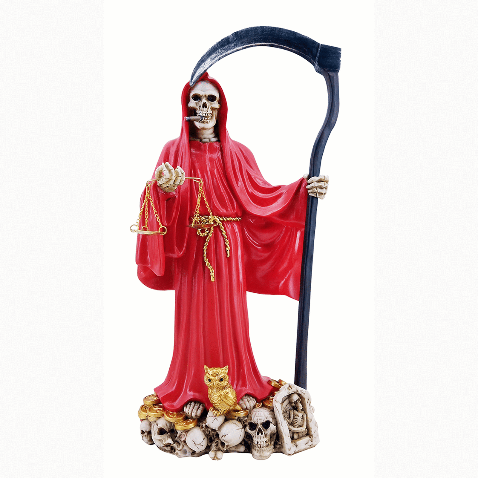 Santisima Muerte Statue 13" Red