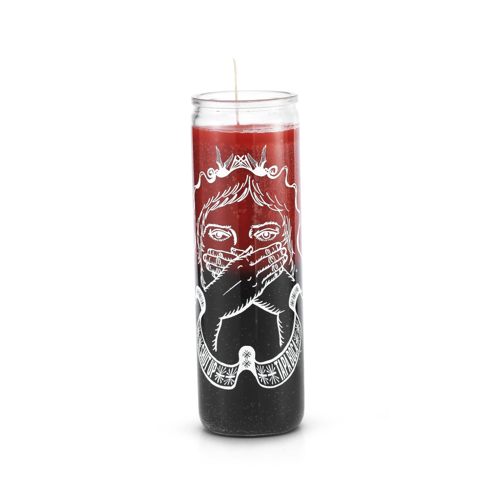 Shut Up (Tapa Boca) Prayer Candle, 7 Day Check My Vibes
