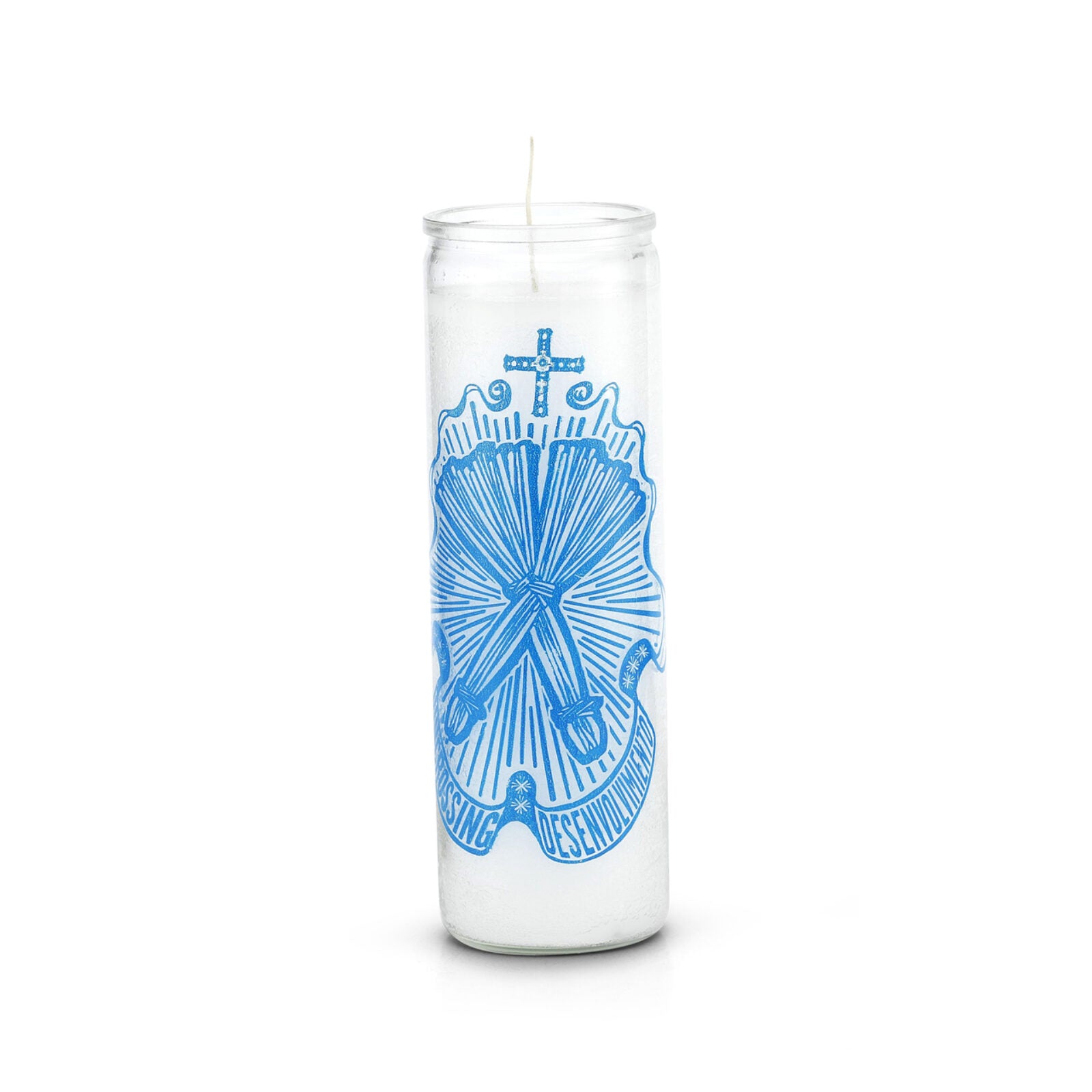 Uncrossing 7 Day 1 Color Prayer Candle White Check My Vibes