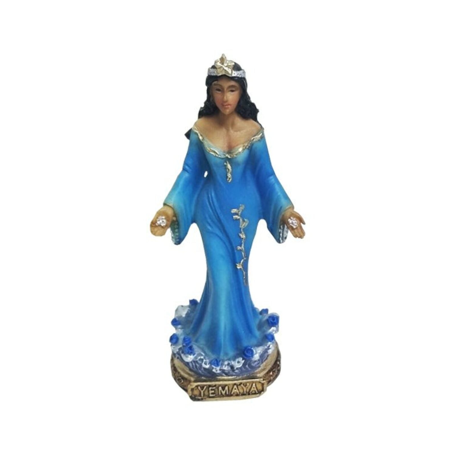 Yemaya Statue, Blue 5"