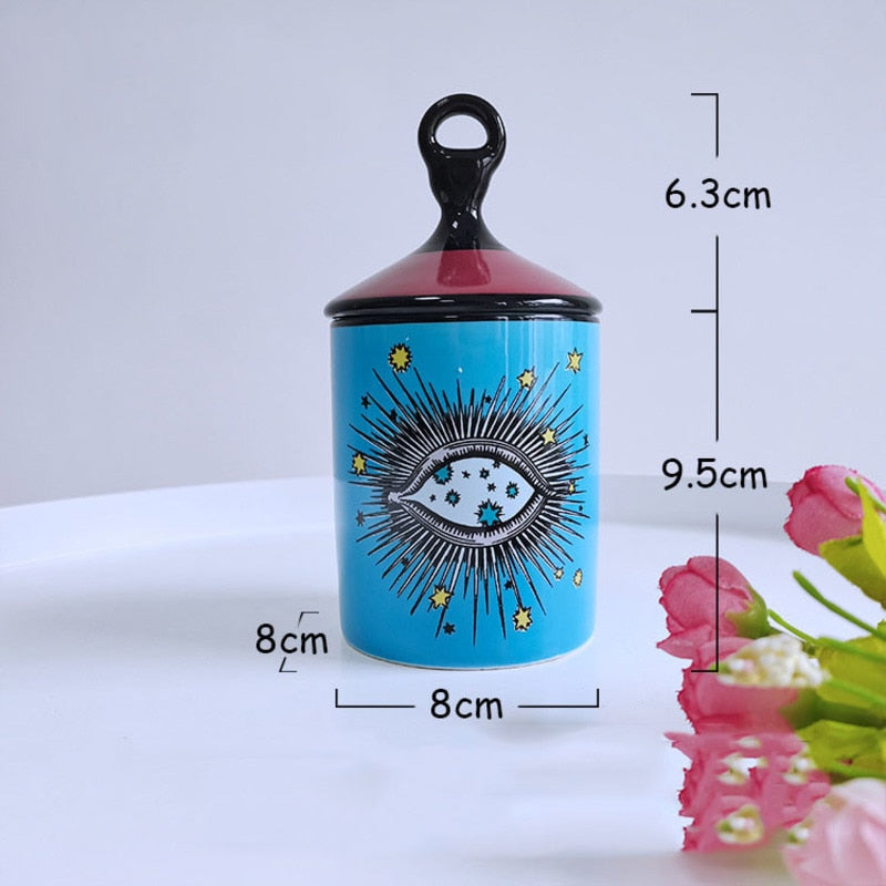 Big Eye Jar Starry Sky Incense Candle Holder CasaDeVodou