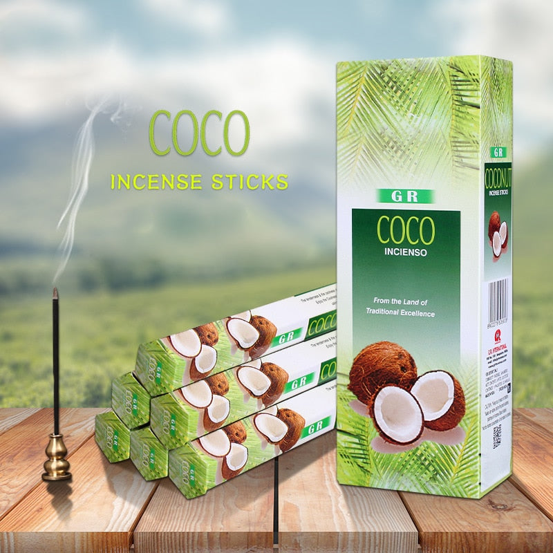 Y 20 Sticks Indian Incense White Sage Meditation Lavender Yoga Sea Breeze Love Incense Purifying Air Deodorization Aromatherapy Spiritual Vibes Check