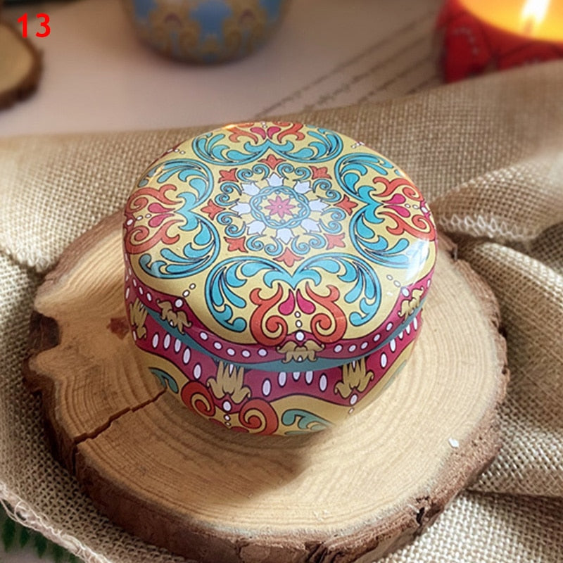 Vintage Flower Candle Jars CasaDeVodou