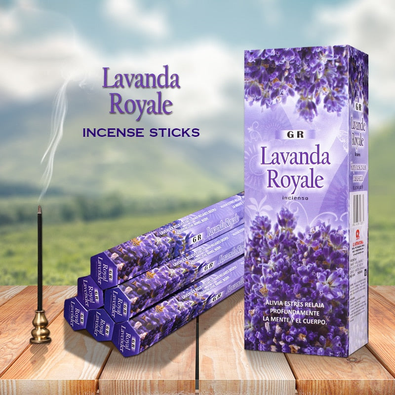 Y 20 Sticks Indian Incense White Sage Meditation Lavender Yoga Sea Breeze Love Incense Purifying Air Deodorization Aromatherapy Spiritual Vibes Check