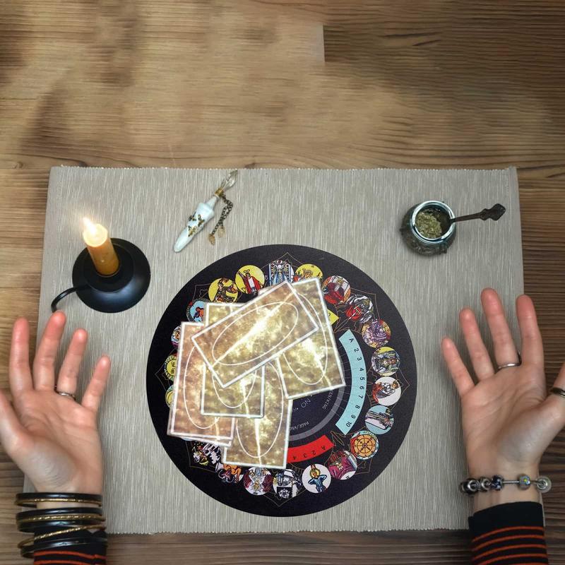 Divination Mat Tarot Card Tablecloth CasaDeVodou