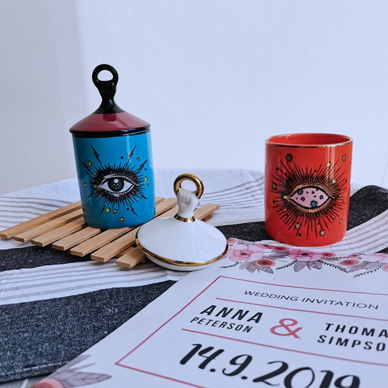 Big Eye Jar Starry Sky Incense Candle Holder CasaDeVodou