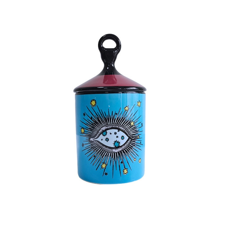 Big Eye Jar Starry Sky Incense Candle Holder CasaDeVodou