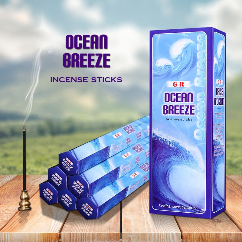 Y 20 Sticks Indian Incense White Sage Meditation Lavender Yoga Sea Breeze Love Incense Purifying Air Deodorization Aromatherapy Spiritual Vibes Check