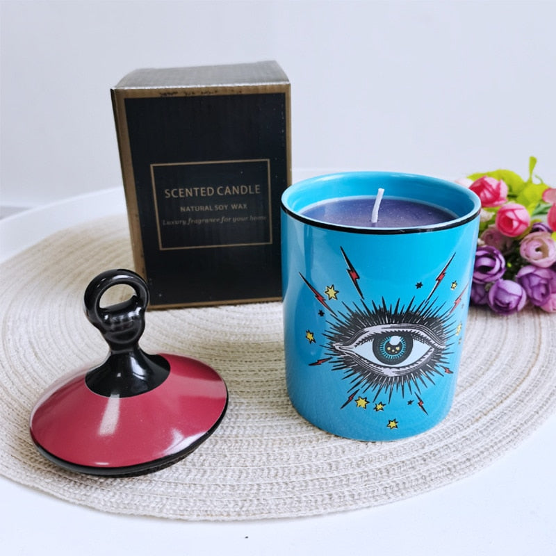 Big Eye Jar Starry Sky Incense Candle Holder CasaDeVodou