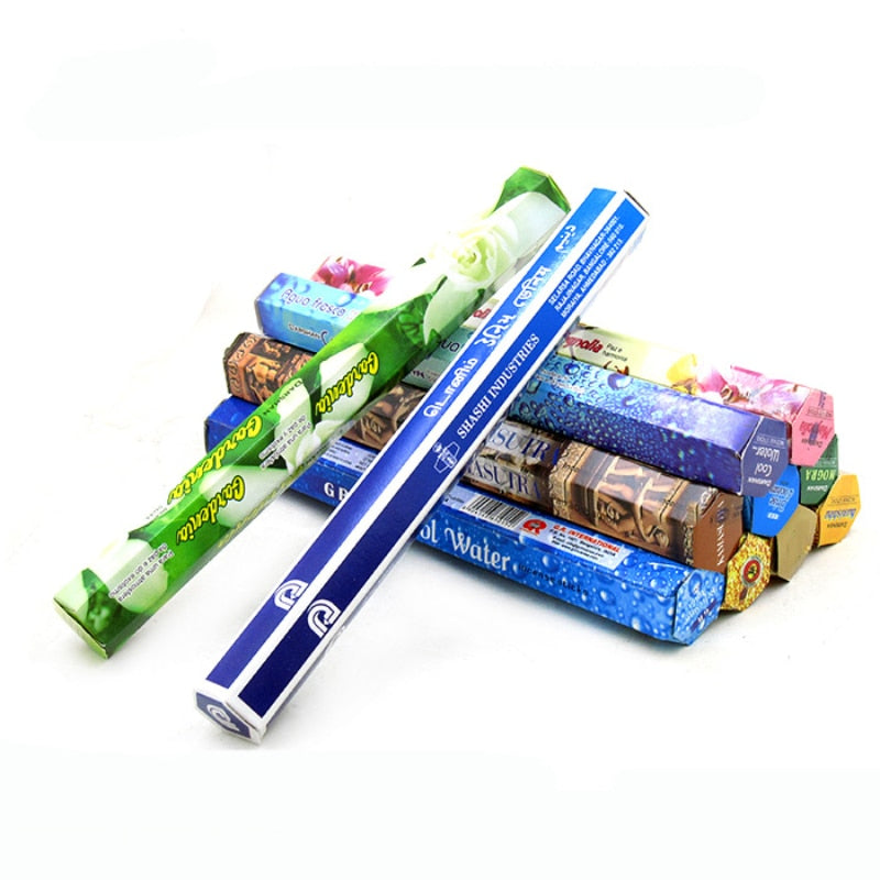 Y 20 Sticks Indian Incense White Sage Meditation Lavender Yoga Sea Breeze Love Incense Purifying Air Deodorization Aromatherapy Spiritual Vibes Check