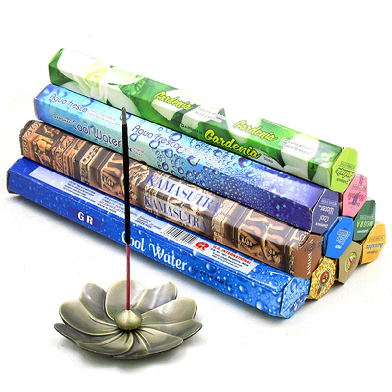 Y 20 Sticks Indian Incense White Sage Meditation Lavender Yoga Sea Breeze Love Incense Purifying Air Deodorization Aromatherapy Spiritual Vibes Check