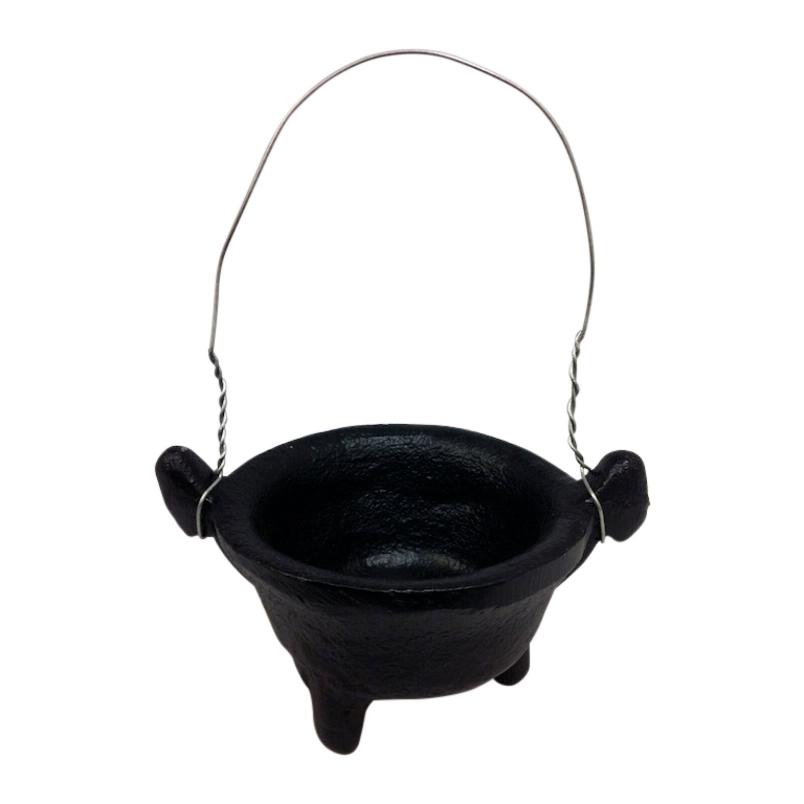 5" Black Incense Pot