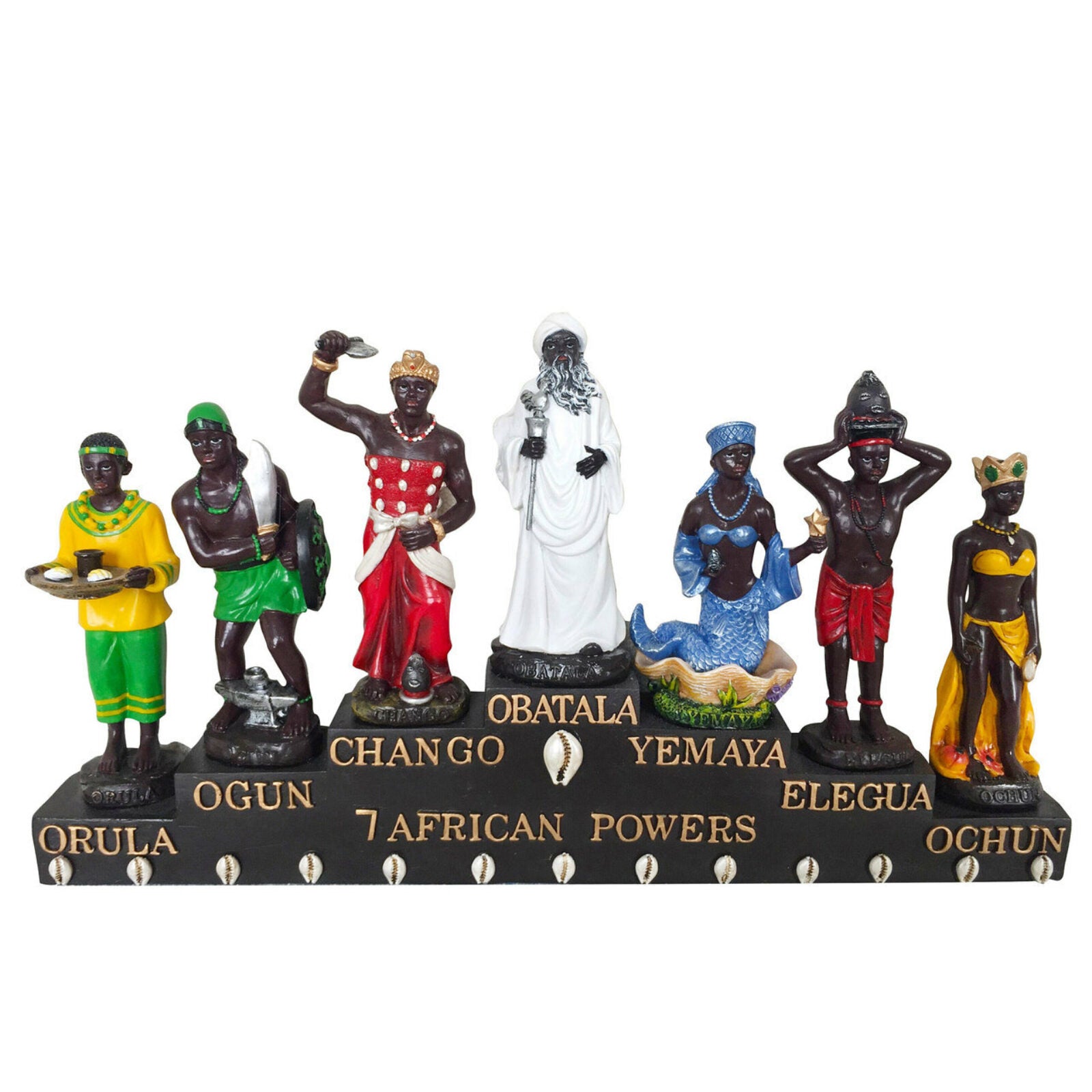 7 African Powers Orisha Statue