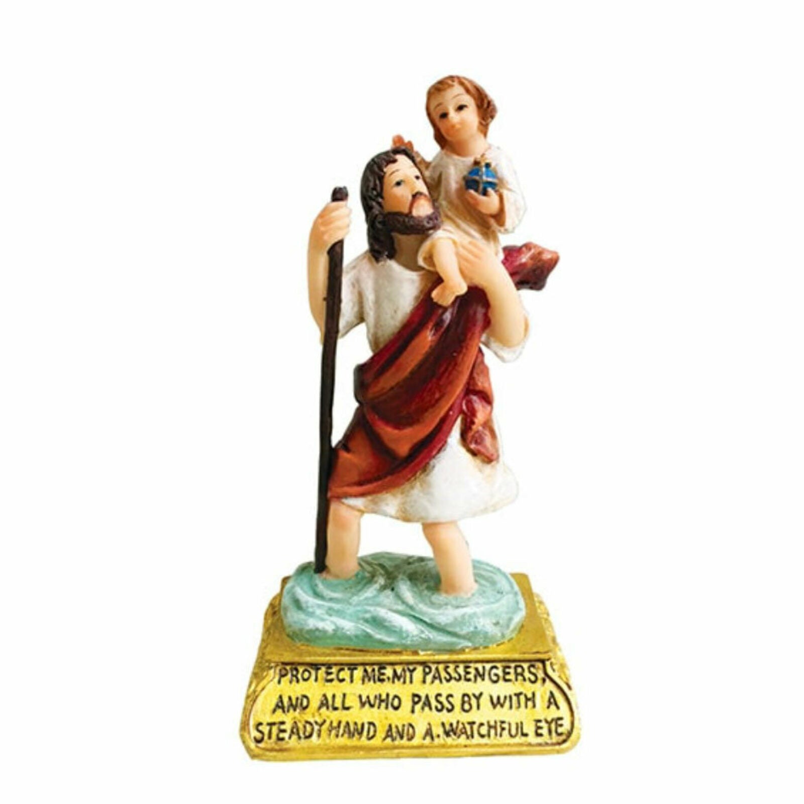 Saint Christopher Car Statue