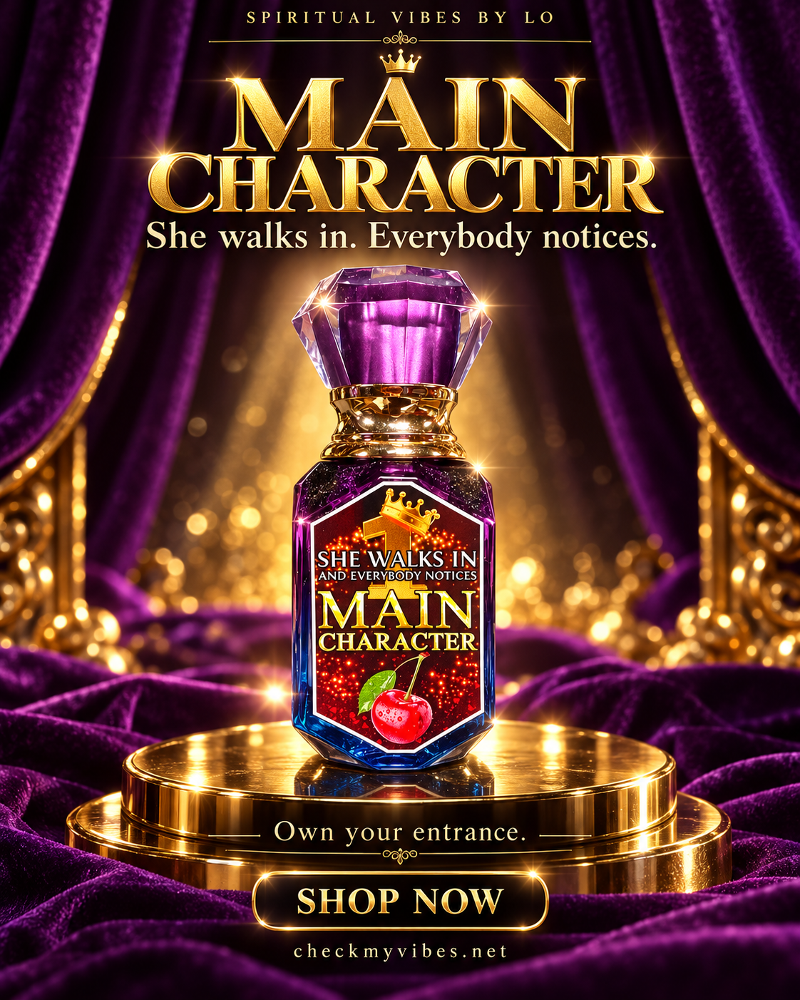 Main Character — She Walks In & Everybody Notices