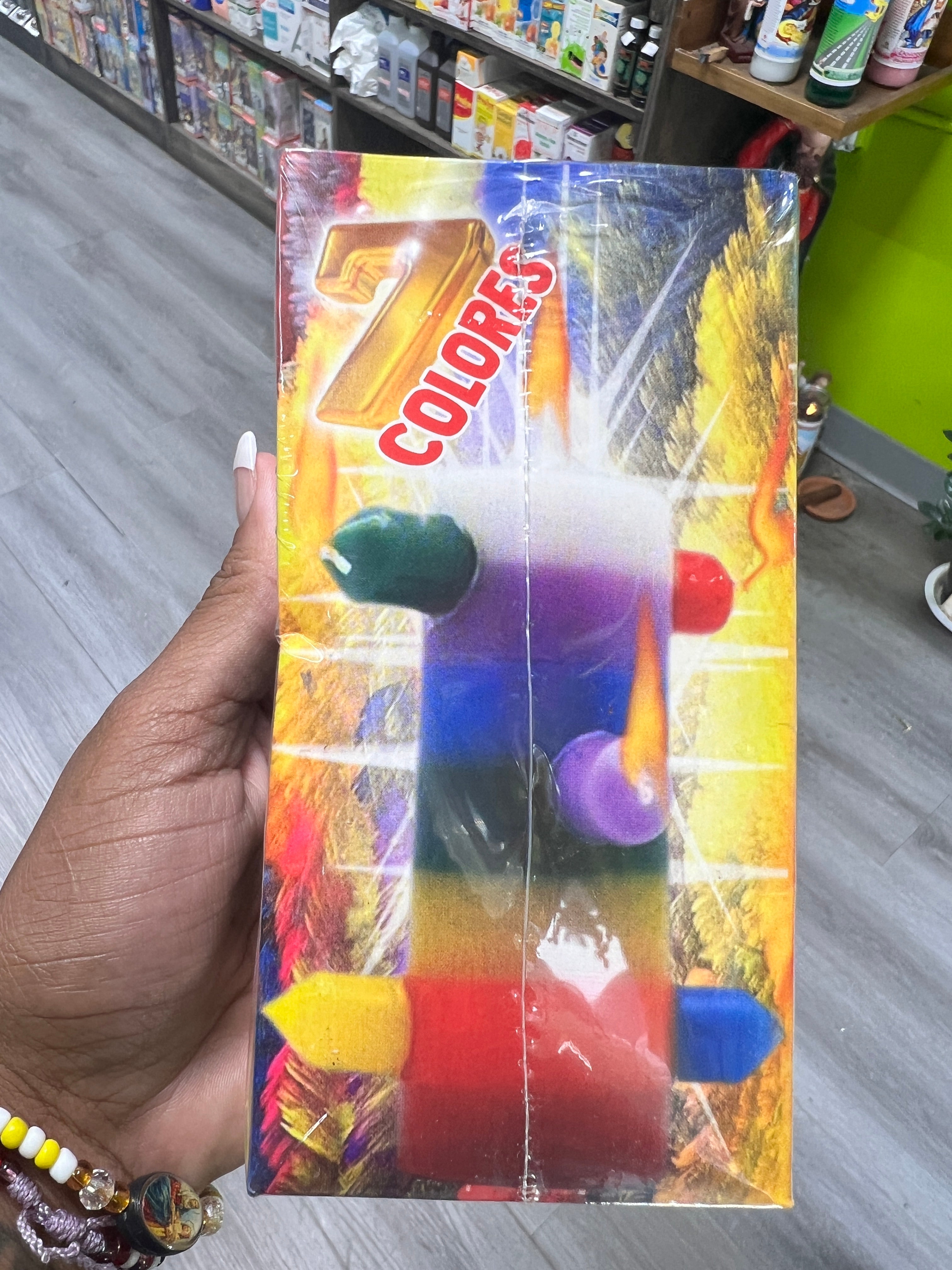Spell breaker 7 colors candle