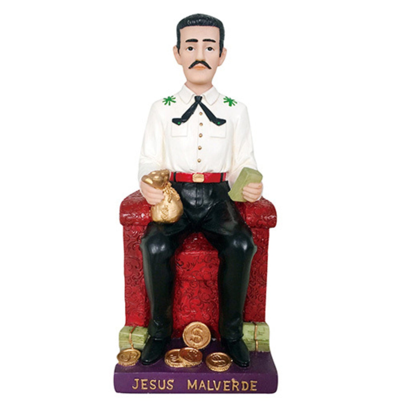 Jesus Malverde Statue 10"