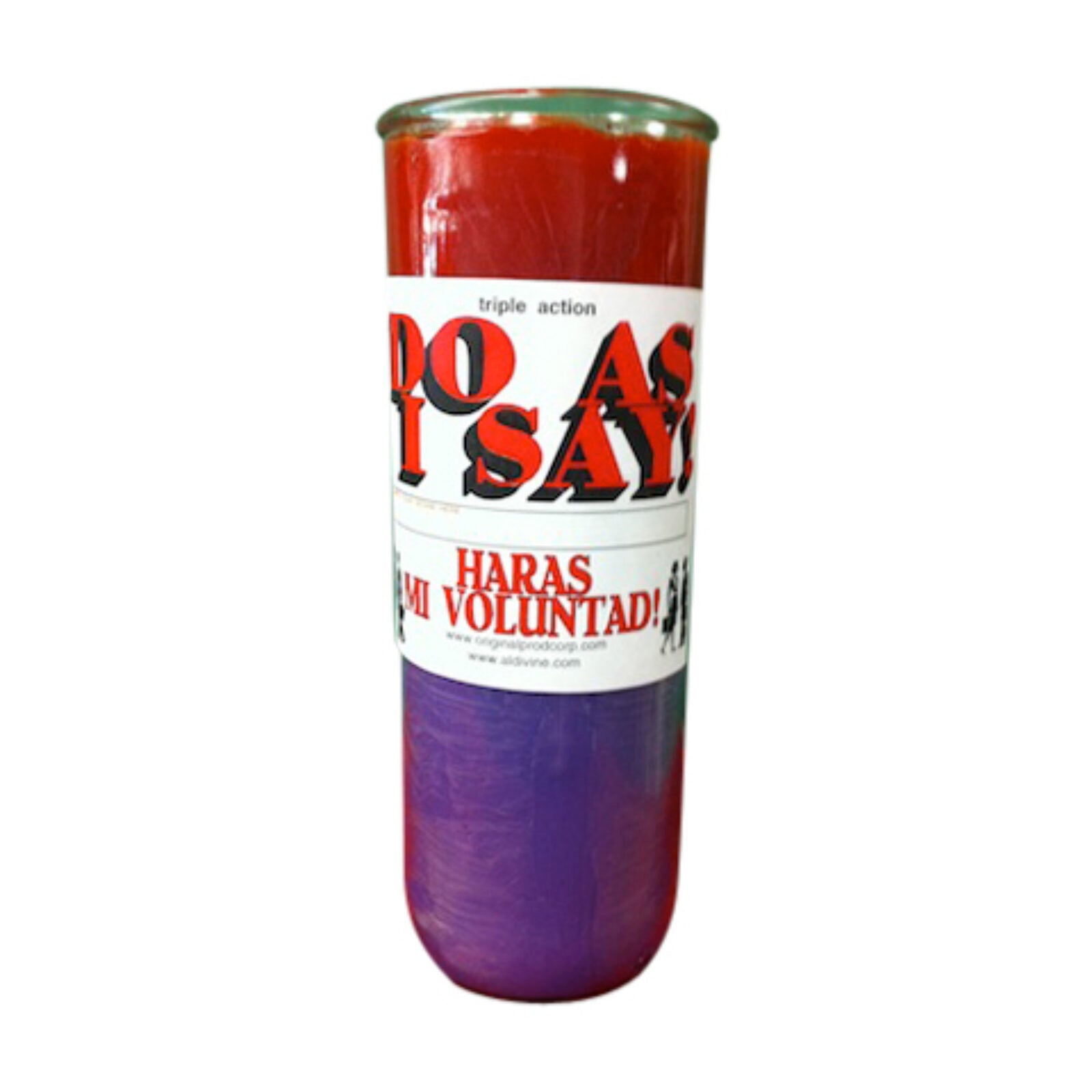 Do As I Say Custom Big Al Candle Check My Vibes