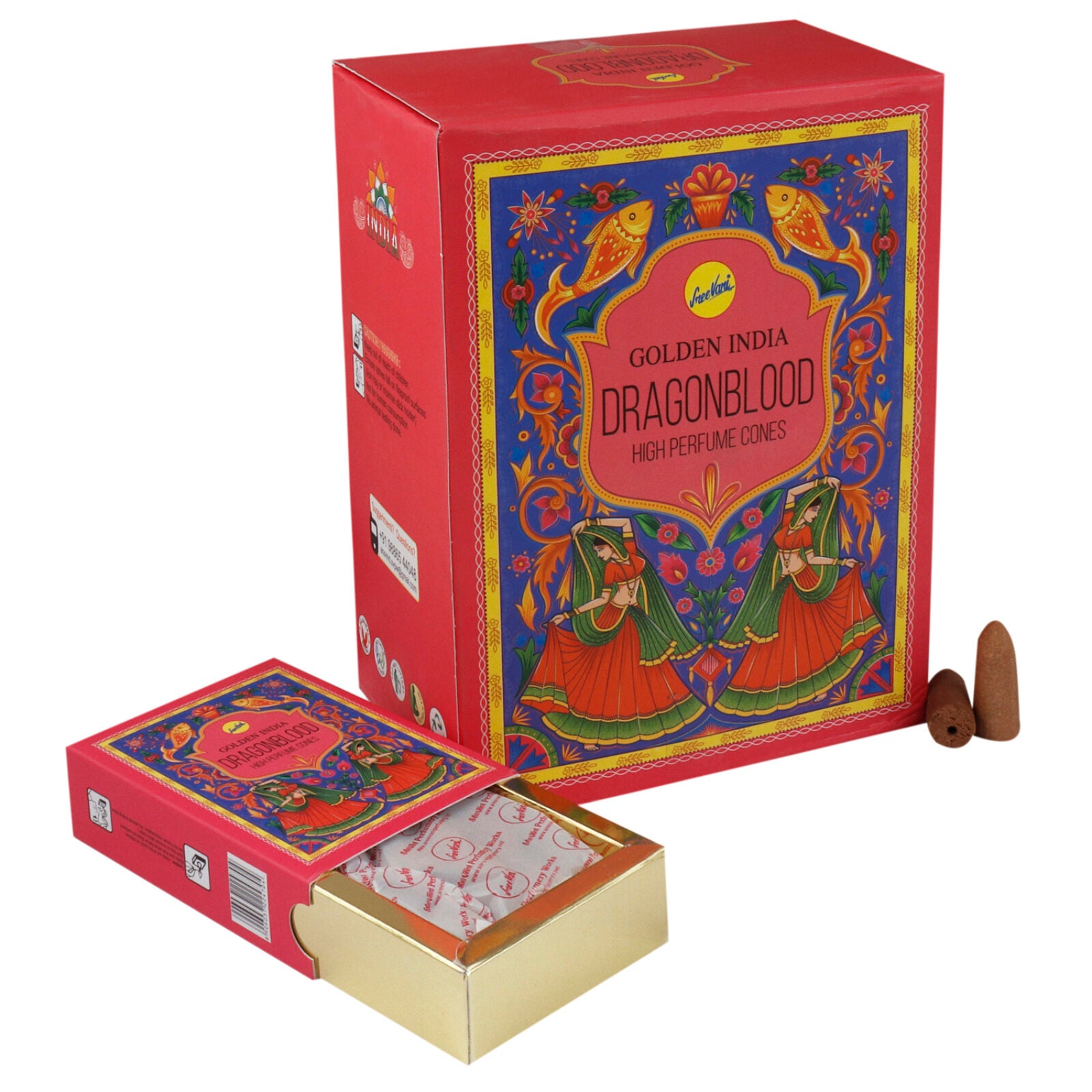 Dragon Blood Backflow Incense Cones