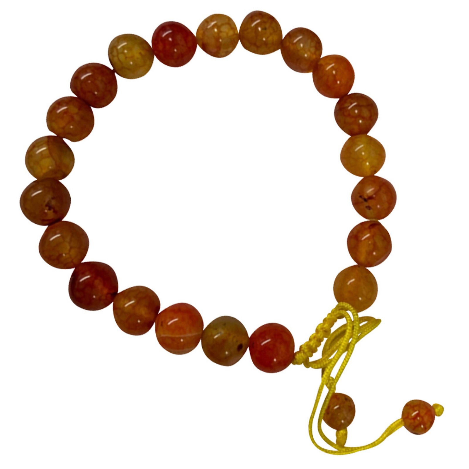 Fire Agate Adjustable Bracelet