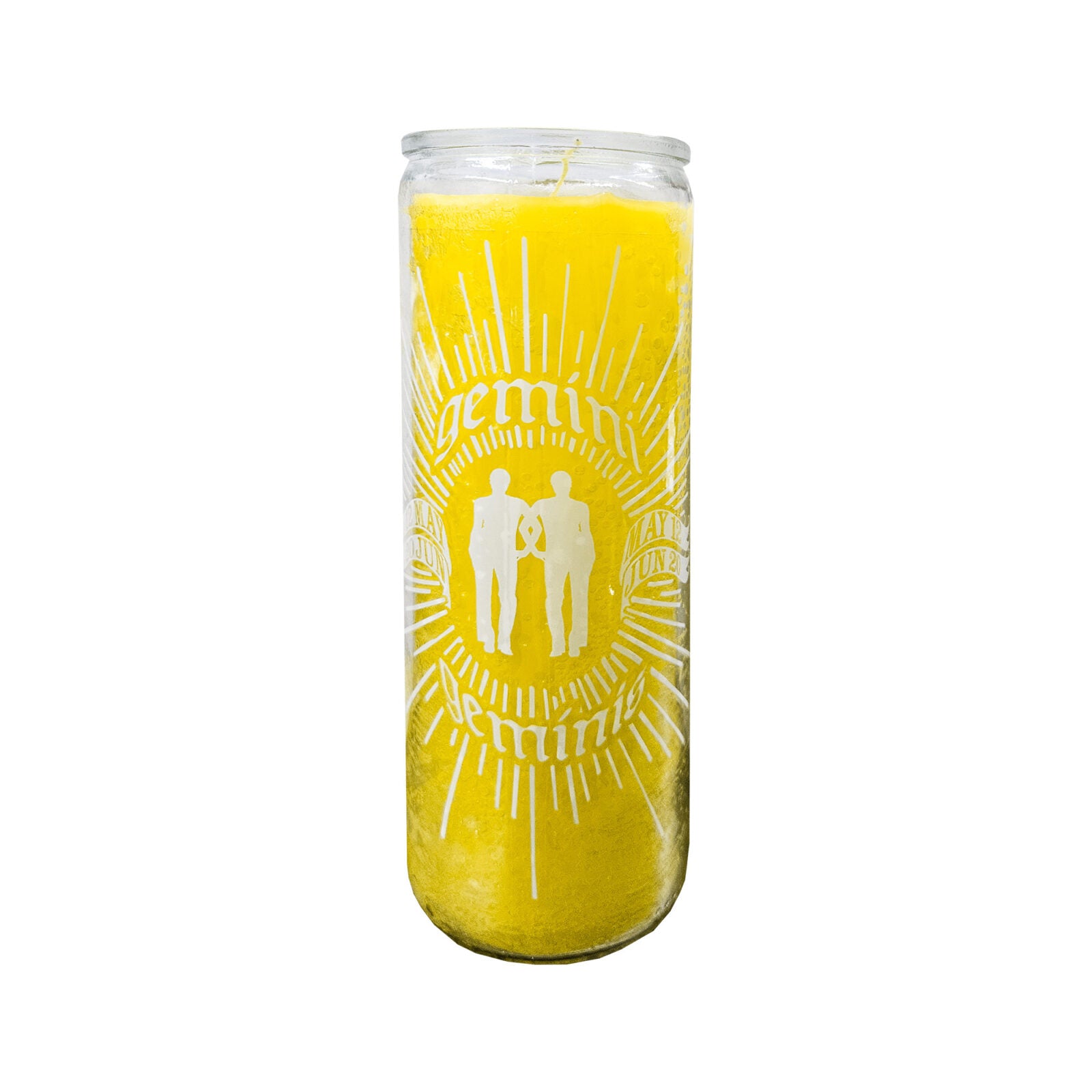 Gemini Zodiac Candle, 7 Day