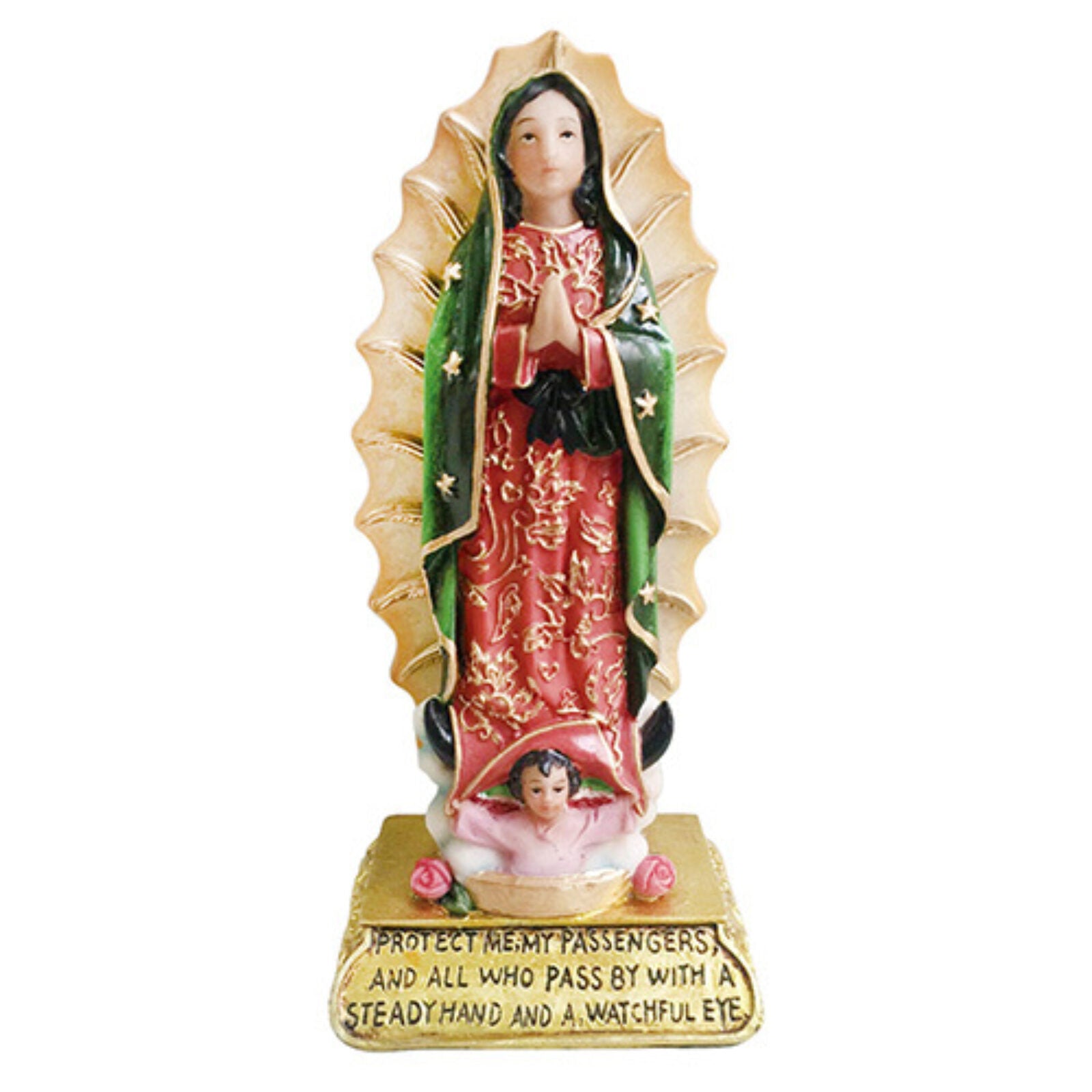 Guadalupe Car Statue