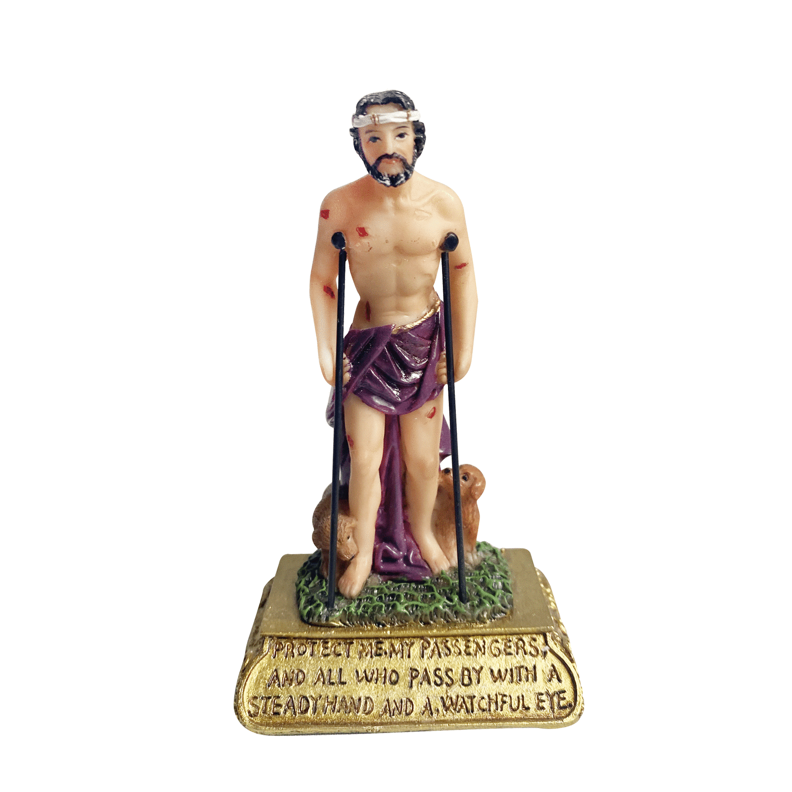 Saint Lazarus Car Statue