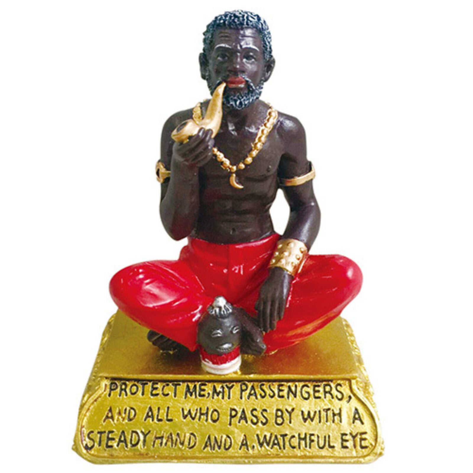 Papa Candelo Car Statue