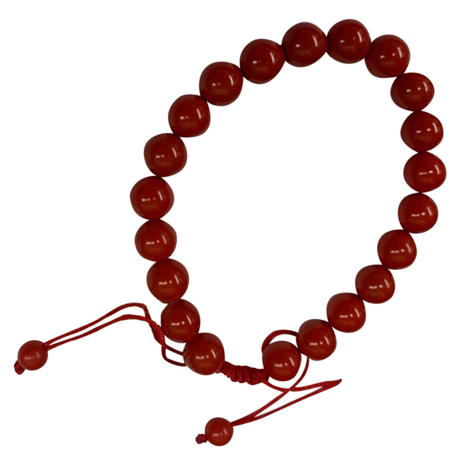 Red Jade Adjustable Bracelet