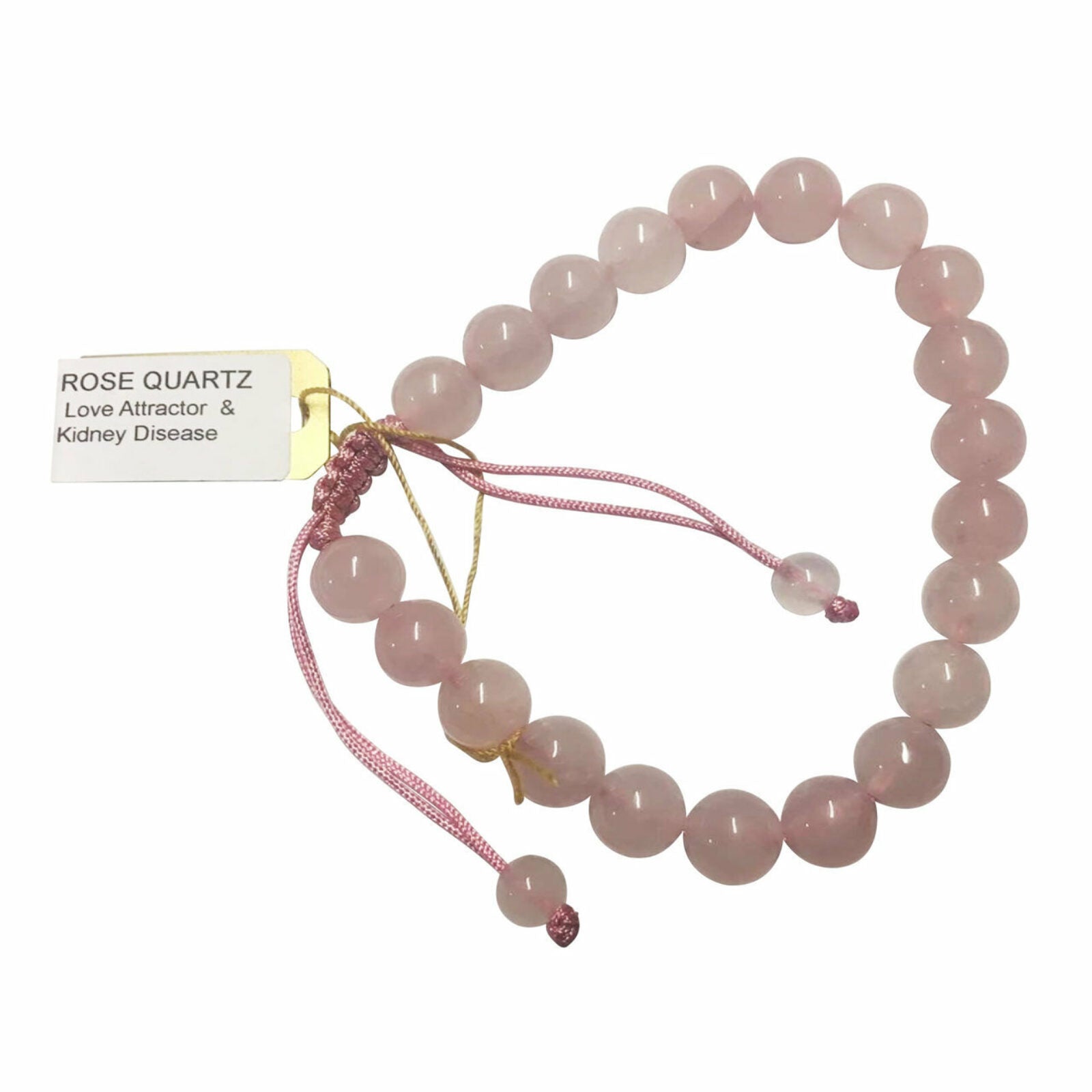 Rose Quartz Adjustable Bracelet