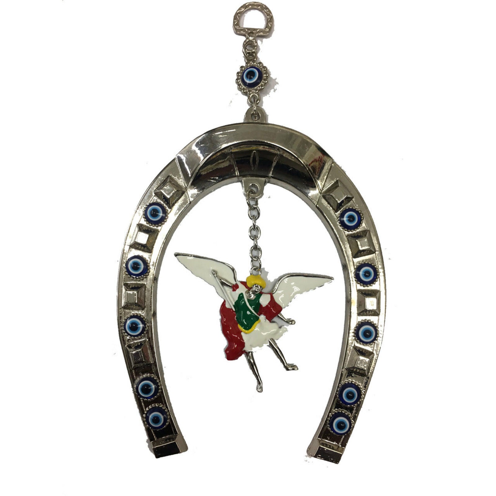 Saint Michael (San Miguel) Evil Eye Horseshoe