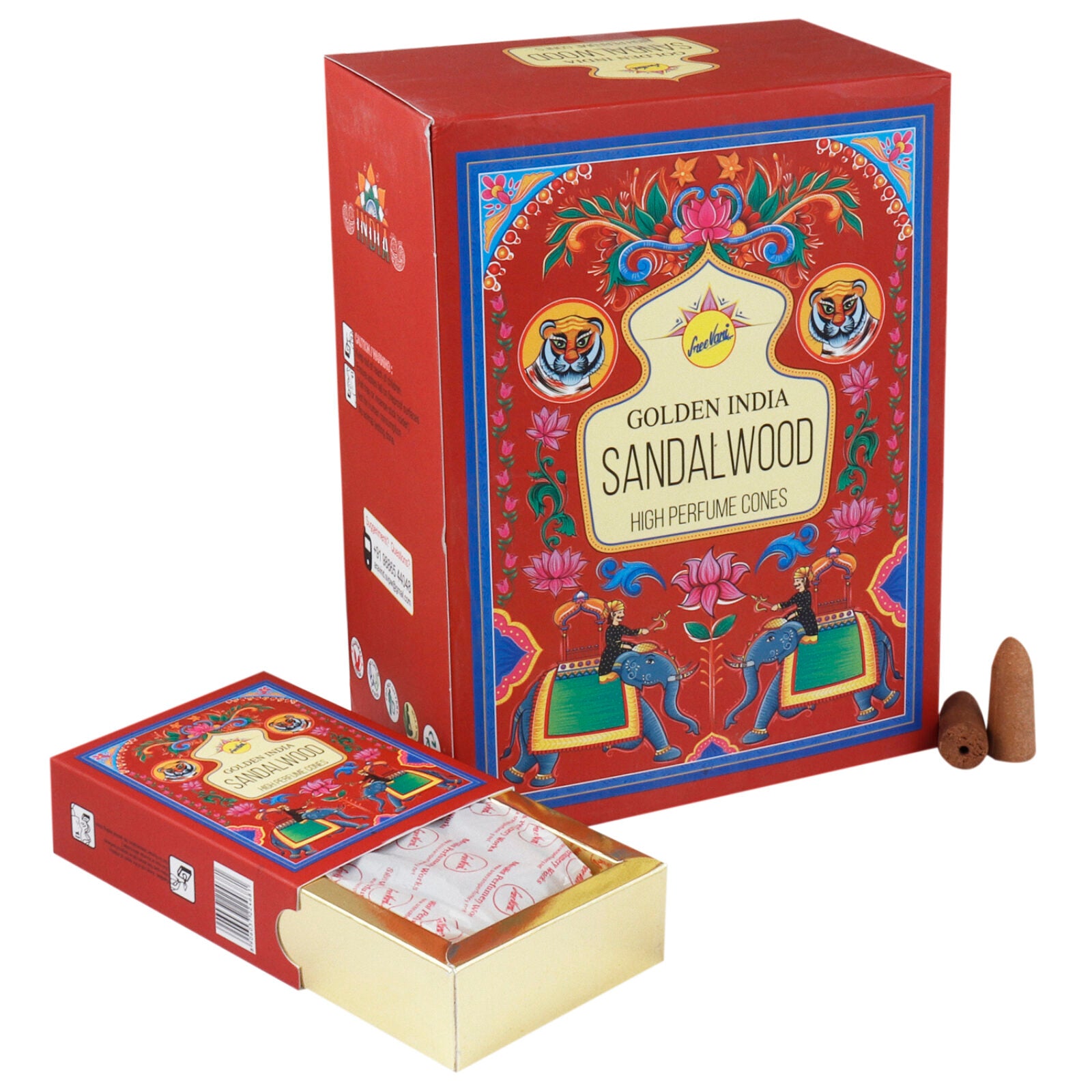 Sandalwood Backflow Incense Cones