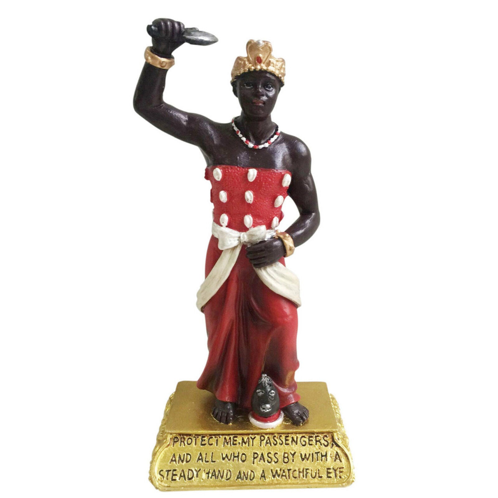 Shango Car Statue